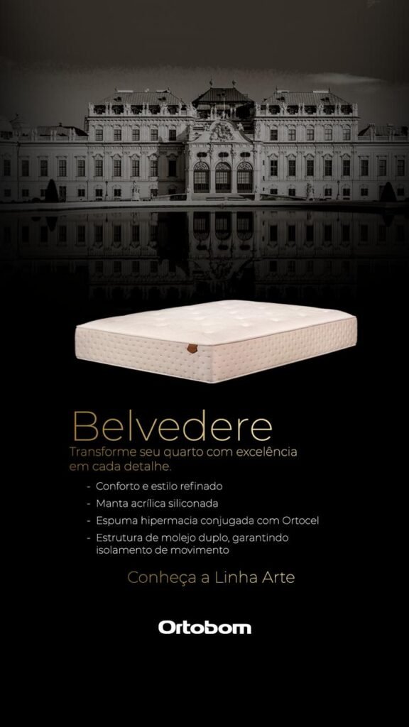 linha arte Ortobom Juscelino Kubitschek colchões premium